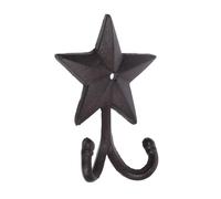 SOIMISS Décoration De La Porte du Jardin Décor Vintage Crochets Crochets De Porte De Salle De Bain Patère Murale Vintage Support Mural Patère Murale Porte-Manteau Patères Cintre Fonte Noir