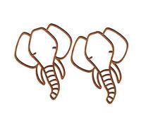 SOIMISS Décoration Murale En Bois Animaux 3d Artisanale, Lot De 2 Panneaux Muraux En Tilleul Naturel, Motifs Creux Cartoon, Décoration Garçon Et Filles Chambre Créative Et Rustique