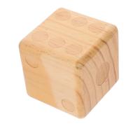 SOIMISS Dés en Bois de Taille Importante pour Jeux de Société et Fêtes Coin Arrondi Matériau Bois pour Jeux Intérieur et Extérieur