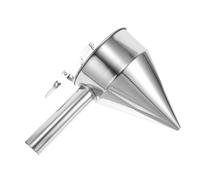 SOIMISS Distributeur de pâte avec entonnoir en acier inoxydable et piston pour camping barbecue et cuisine extérieure doseur polyvalent pour sirops et desserts