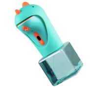 SOIMISS Distributeur de Savonnette Mousse Petit Dinosaure Automatique | Surface Lisse, Antidérapant, Léger, Fermeture, en Silicone ABS Petg, Vert