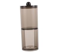 SOIMISS Distributeur De -tiges Bocal De Rangement Transparent Rond Pour Salle De Bain Ou Contenant Pour -tiges Et Cure-dents