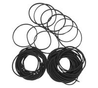 SOIMISS Élastiques en Caoutchouc Noirs 4 CM de Diamètre Lot de 1600 Pièces Larges et Résistants Haute Élasticité pour Emballage Organisation de Dossiers Cahiers et Loisirs Créatifs à