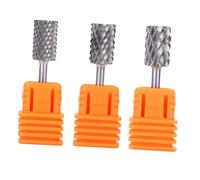 SOIMISS Embout Ponceuse Ongle Tungstène Acier pour Manucure Tête de Meulage Compacte pour Élimination Cuticules et Résidus Gel Accessoire Professionnel pour Ponceuse Ongles Électrique