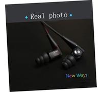 SOIMISS Embouts Auriculaires Silicone Coussinets Oreille Souples et Isolants pour Écouteurs Intra Auriculaires Confort et du Bruit Compatible Téléphone Noir Moyenne