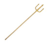 SOIMISS en Spirale Trident Accessoire de fête Fourche de démon Prop Fausse Cosplay Costume Accessoires de Costumes de Plastique Doré