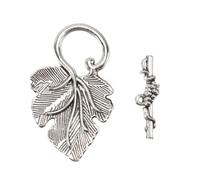 SOIMISS Ensembles de Fermoirs Pièces D'assemblage de Bijoux Ot Vintage 20 en Alliage Faciles à Ranger pour Bracelets Décoratifs en Feuilles de Vigne pour Accessoires de Bijoux