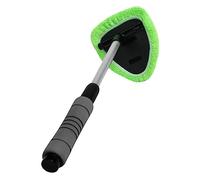 SOIMISS Essuie-Glace Multifonction en Microfibre Manche Télescopique Nettoyeur de Pare-Brise Vert Outil de Nettoyage pour Vitres de Voiture Intérieur et Extérieur Usage Voiture et Maison
