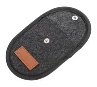 SOIMISS Étui à Médiators de Guitare Portable en Feutre Noir
