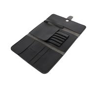 SOIMISS Étui en Cuir pour Outils de Coiffure 5 Pièces, Pochette Porte-outils Pliable, pour Coiffeurs Professionnels et Usage Familial, Rangement Pratique pour Ciseaux et Accessoires