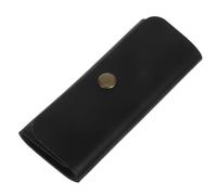 SOIMISS Étui Porte-médiators en PU Noir Portable Compartiments Intégrés et Ouverture Élastique pour Guitaristes Pratiquant ou Jouant en Concert