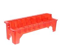 SOIMISS Étui pour Protège-tondeuse en Plastique Rouge Résistant, Boîte de Rangement pour Peigne Guide et Sabot de Tondeuse, pour Usage Personnel ou Salon