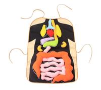 SOIMISS Éveil Tablier Organes Humains Éducatif pour Garçon Fille Apprentissage Structure Corps et Confortable
