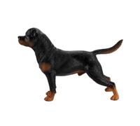 SOIMISS Figurine Chien Rottweiler Plastique Réaliste Modèle Statique Éducatif pour Décoration et Apprentissage Garçon Fille