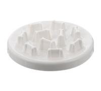 SOIMISS Gamelle Anti-glouton pour Chat et Chien, Céramique Blanche | Bol à Alimentation Lente, Surface Lisse, Indigestion et Obésité, pour Chats et Chiens