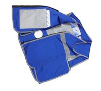 SOIMISS Gilet de Refroidissement Portable Sacs de Glace Auto-aspirants Gilet Rafraîchissant Taille Plus Unisexe pour Travailleurs Plein Air et Activités Externes