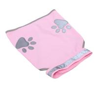 SOIMISS Gilet Réfléchissant pour Chien avec Motif Patte Veste de Sécurité Respirante pour Animaux Protection Haute Visibilité pour Promenade et Chasse S Couleur Rose Fluo