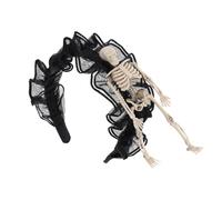 SOIMISS Gothic Skeleton Lace Headband For Women Comfortable Wide Lolita Maid Hair Accessory Vintage Decorative Hair Band For Party And Cosplay