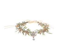 SOIMISS Gouttes d'eau entre les sourcils couronne de fée Bandeau de couronne de fleurs casque de couronne de fleurs de fée bandeau de fête de mariage couronnes de fées pour femmes résine