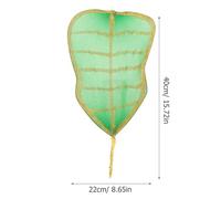 SOIMISS Grand Éventail de Palmier Vert pour Performance et Décoration Accessoire pour Danse et Fêtes Festival Tropical et Animation