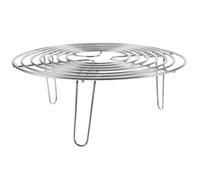 SOIMISS Grille à Vapeur Ronde en Acier Inoxydable 304, Diamètre 20 Cm X Hauteur 7 Cm, Support Multifonction pour Cuisson Vapeur de Légumes, Raviolis et Petits Pains, Accessoire la Cuisine