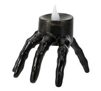 SOIMISS Halloween Lampe Main Crâne Sans Flamme Décoration Ambiance Halloween Chambre Accessoire Fête et Facile à Nettoyer