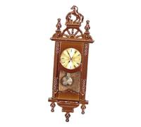 SOIMISS Horloge Romaine Vintage Miniature Accessoires Horloge De Maison De Poupée Vintage De Maison De Poupée Horloge Suspendue Miniature pour Maison De Poupée Horloge Murale