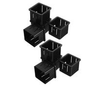 SOIMISS Inserts pour Tubes Carrés Creux 8 Pièces, Manchon de Conversion avec Design Léger et Précis, Convient aux Accessoires Fitness et Machines d'exercice en Salle de Sport