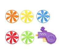 SOIMISS Interactif pour Chien D'entraînement en Plastique pour Intérieur et Extérieur, Set de Jouets Sportifs Amusants pour Chiens Disque Volant Créatif Facile à Utiliser Plusieurs Styles