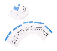 SOIMISS Jeu d'apprentissage des Notes de Musique pour Piano en Papier, Cartes Mémoire Claires et Rapides, pour Révision et Cours de Musique en Groupe
