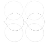 SOIMISS Jeu de Cordes Durabilité Exceptionnelle 6 Pièces en Nylon Argenté et Confort pour Instrument à Cordes Traditionnel Russe pour Performances sur Scène et Pratique Quotidienne
