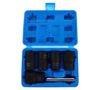 SOIMISS Jeu de Douilles Extracteurs Acier Chrome-molybdène Outil Rapide et Ergonomique pour Retirer Écrous Arrondis Boulons Endommagés et Vis Cassées pour Réparation Automobile et