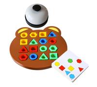 SOIMISS Jeu de Géométrique Sensoriel pour Garçon Fille Éducatif Apprentissage des Activité Ludique ou Développement Cognitif et Détente