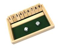 SOIMISS Jeu de Société Bois pour Deux Joueurs Jeu de Dés Numérique Éducatif Ktv Bar pour Fête et Coordination Main-Cerveau Divertissement Familial et Apprentissage Mathématique