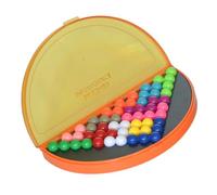 SOIMISS Jeu Éducatif Tour de Perles Logiques pour Garçon Fille Intelligence Stimulant la Pensée Stratégique Développement Cognitif et Imagination Spatiale Couleur Orange