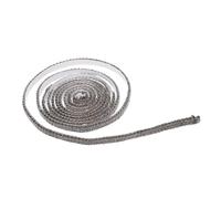 SOIMISS Joint Plat Autocollant pour Poêle à 2M Ruban d'Étanchéité en Fibre de Verre Haute Température Réparation de Cheminée Intérieur Prévention des Fuites de Fumée