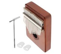 SOIMISS Kalimba Vintage Touches Instrument Musical pour Débutants Pratique et Portable pour École Camping et Loisirs