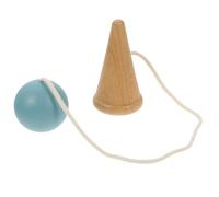 SOIMISS Kendama Bois pour Exercices de Coordination Main-œil Améliore Adresse Motricité des Garçon Fille Jeu Habileté Bois