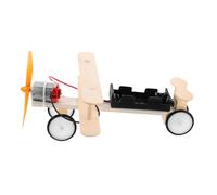 SOIMISS Kit Avion Bois DIY Éducatif pour Garçon Fille Scientifique de Construction Manuelle Métal et Bois Développement Créativité et Coordination Main-œil Cadeau Garçon Fille Ans