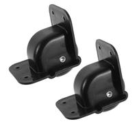 SOIMISS Kit de 1 Paire de Roues de Rechange Silencieuses pour Valise à roulettes, Roues Pivotantes 360° en Caoutchouc Robuste, Remplacement pour Bagages et Valises à roulettes