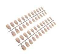 SOIMISS Kit de 2 Boîtes de Faux Ongles Autocollants Longs Forme Cercueil Finition Mate et Ultra-Fine Décoration D’Ongles pour Salon de Manucure et Usage à Domicile Style Danseuse