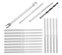 SOIMISS Kit de Quincaillerie Garde-corps Câble Inox Pouce pour Terrasse et Escalier Système Tension Ajustable sans Tendeur