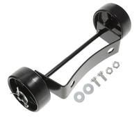 SOIMISS Kit de Roues de Remplacement Fer pour Chauffage Gaz de Terrasse Extérieur Accessoire Facile à Installer pour Chauffage Parapluie Roulette Mobile et Compatible