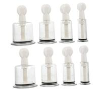 SOIMISS Kit De Ventouses Pour Massage Du Cou Et Du 8 Pièces Ventouses Pour Thérapie Musculaire Et Corporelle Pompe À Ventouses