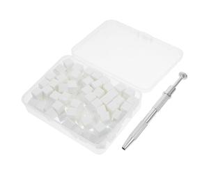SOIMISS Kit Manucure 101 Pièces Mini Éponges Dégradées Blush Stylo à Attraper Rétractable Accessoires Nail Art pour Ongles - Outil Professionnel et Débutants pour Manucure Précise et