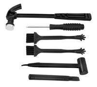 SOIMISS Kit Outils Archéologie Garçon Fille avec Marteau Burin et Pinceau pour Fouilles de Fossiles et Pierres Précieuses Jeu Éducatif Excavation pour Développer la Motricité Curiosité