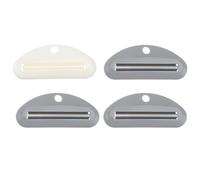 SOIMISS Kit Presse-dentifrice Manuel 4pcs en Abs pour Salle de Bain, Extrudeuse de Dentifrice à Rouleau, Accessoire Pratique pour Maison, Distribution Facile de Crème et Couleur Aléatoire