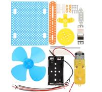 SOIMISS Kit Scientifique pour Garçon et Filles Ventilateur Électrique à Monter Soi-même, Éducatif de Bricolage sans Batterie, Matériel Écologique, Projet D’expériences Scientifiques