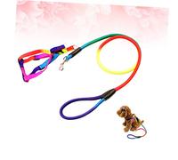 SOIMISS Laisse et Harnais Réglables pour Chien Corde de Traction Nylon Durable Accessoire pour Promenade Active