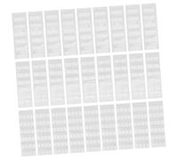 SOIMISS Languettes Adhésives Transparentes pour Bureau Onglets Index Réutilisables Marque Pages Portables pour Prise de Notes et Annotation Lot de Petites Moyennes et Grandes